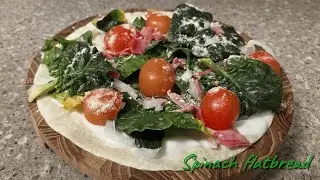 쉽고 간단하고 맛있는 시금치 플랫 브레드 Simple and Easy Spinach flatbread