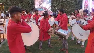 डबल पुरस्कार विजेता तन्मय हालगी पुण्यामधील शाही विवाह सोहळ्यातील हालगीचा आवाज 9975146007