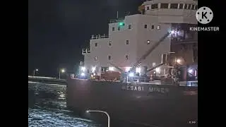 Mesabi Miner - A Rare Salute From The Bow Before Layup