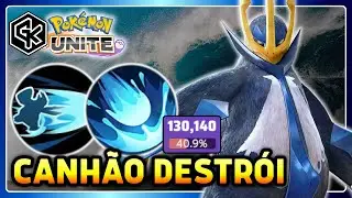 HYDRO CANNON DESTRÓI O JOGO | Pokemon Unite Empoleon Gameplay