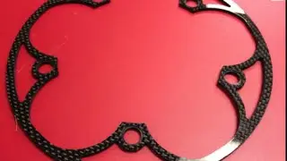 Milling Carbon Fiber Bicycle Bash Guard