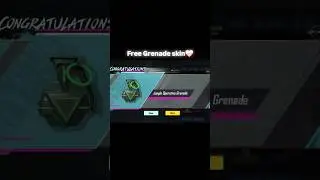 How to get free Grenade Skin 🥶 #foryou #pubgmobile #bgmi #gaming #shorts #viral #trending
