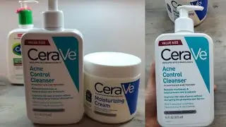 Relaxing ASMR CeraVe Acne control cleanser 2%Salicylic Acid