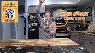 Check Out This Farmhouse Hurricane Candle Holder