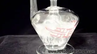HBG Beaker Barrel Bubbler Air Flow Test www.HMSMOKESHOP.com