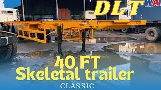 Tata DLT 40 ft Skeletal Trailer | Tiva Complete Details and Features