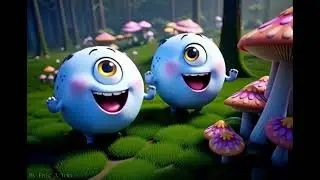 One Eyed Monster In The Mushroom Forest