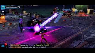 Marvel Strike Force DD6 Mission11 Silver Surfer Repetitive Loop, Anomaly Detected w 1 character left