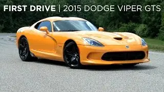 Dodge Viper GTS 2015 года | Первый тест-драйв | Driving.ca