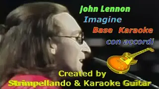 John Lennon  Imagine Base Karaoke con accordi (Fair Use)