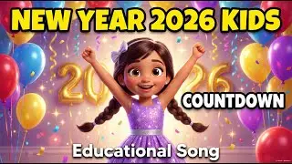New Year 2026 Kids&nbsp;| Educational New Year Song | Toddler Countdown | New Years Eve Video