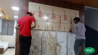 Hpl Installation | Hpl installation in Bhagirath School Reception Ghaziabad, Hpl