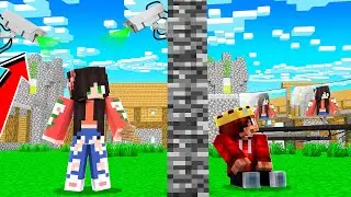 TROLLEI ELA COM CÂMERAS DE SEGURANÇA NA BATALHA DE CONSTRUÇÃO NO MINECRAFT
