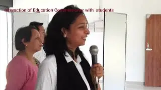 Nice interaction of Education Commissioner of GoAP with Students @GHSS Chongkham, Arunachal Pradesh