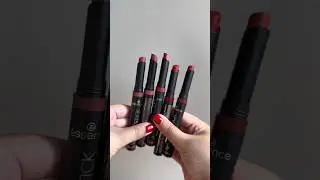 *NEW* essence slimstick + swatches! @essencecosmetics  #lipstick #swatches #makeup #viral #shorts