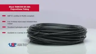BLACK TAMCO&reg; EH-98A POLYURETHANE TUBING | U.S. Plastic Corporation&reg;