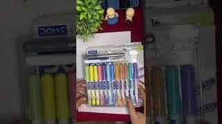 Kids Painting Session - Learn To Make Simple Flower from Brush Paint