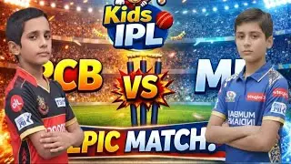 Kids IPL 2026 | RCB vs MI | Tk Brand Cricket 