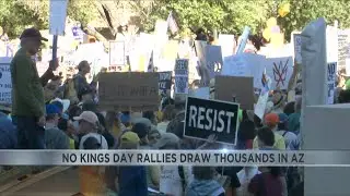 'No Kings Day' rallies draw thousands in Arizona