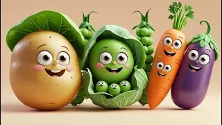 Vegetable Song | Songs for kids |  Learn vegetable names | Nursery Rhymes & Kids Songs