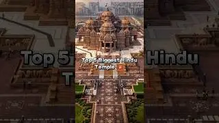 Top 5 biggest Hindu Temples in the world 🌎 #shorts #hinduism #temple