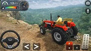 Indian Tractor Farming 3D Game Gameplay | Real Village Farming Simulator | Android Game