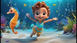 Bubbly seahorses go drift drift drift | English Nursery Rhyme | Kids Songs | Baby Music