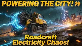 &ldquo;Powering the City!⚡ Supplying Electricity Cables in Roadcraft Gameplay&rdquo;