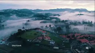 Aerial View of Beautiful Ooty in the Morning