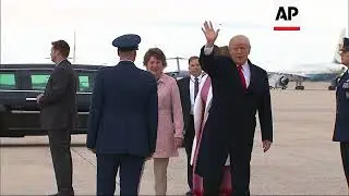 President Trump Returns From Florida Easter Trip