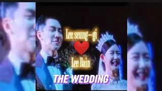 lee seung-gi serenade his wife lee Dain at their wedding reception!! 😭❤️ #leeseunggi