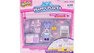 Shopkins Happy Places Bunny Laundry Welcome Pack Unboxing Review