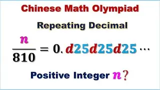 Can You Crack This Olympiad Challenge? Deciphering Repeating Decimals! | Chinese Math Olympiad