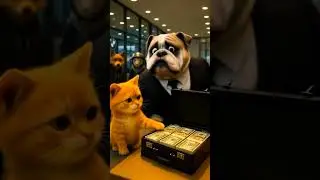Cat & Dog fight ai story #shortclips