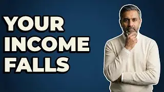 How does real personal income fall during recessions?