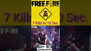 7 Kills in 10 Sec. | Clash Squad | Garena Free Fire | #shorts