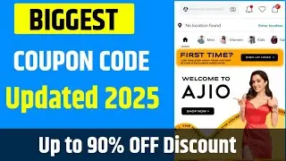 Ajio FREE Cash ll Ajio All Star Sale 2025 l Ajio Coupon Code 2025 l ajio offers today l ajio coupon