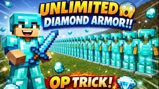 Unlimited Diamond Armor | Minecraft Survival Without Mods | OP Trick