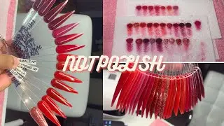 NOTPOLISH ACRYLIC POWDER SWATCHES | REDS