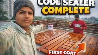 &ldquo;First Coat Sealer (Asian / ICA) Complete 😍 | Wooden Door Polish Process&rdquo;