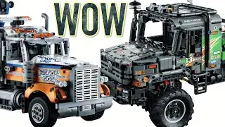Обзор летних наборов LEGO Technic 2021: 42129 Mercedes Benz Zetros и 42128 Heavy Duty Tow Truck