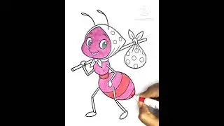 Colouring book A Ant Adventure.... #Skech Squad #