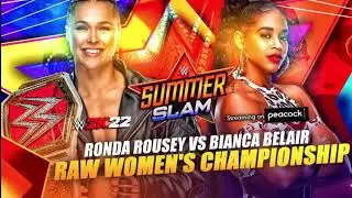 Summerslam 2022 match card