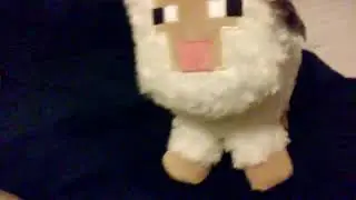 Minecraft giant sheep plush review so soft and fluffy!!!