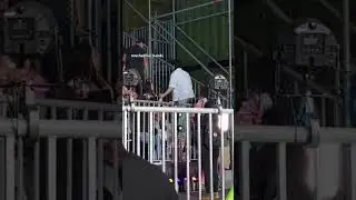 Jungkook's interaction with ARMYs at GMA summer concert 💜🐰