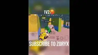 1v2 impossible clutch  #shorts #shortvideo #pubgmobile #bgmi #zoryx