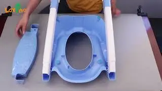 Professional Teddie Children Toilet Training Ladder With Steps