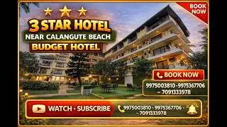 Group Package Booking Near Calangute Beach Hotel @Jimrah_goa  Booking Avl