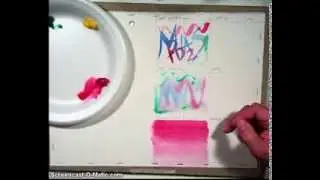 Watercolor Techniques: Graded Wash (single color)