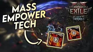 INSANE Warcry Tech for Mass Empowered Attacks in 0.4 | Path of Exile 2: The Last of the Druids